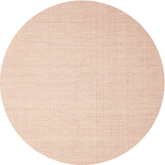Square Machine Washable Contemporary Light Salmon Rose Pink Rug, wshcon1372