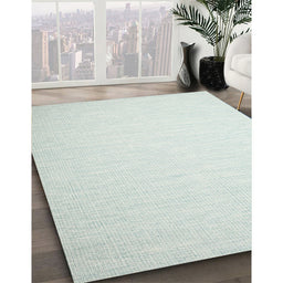 Machine Washable Contemporary Light Rose Green Rug in a Family Room, wshcon1373