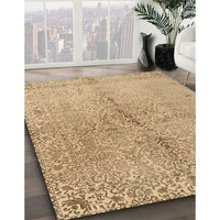 Contemporary Sandy Brown Modern Rug, con1375