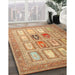 Machine Washable Contemporary Sandy Brown Rug in a Family Room, wshcon1376