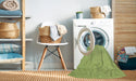 Machine Washable Contemporary Pistachio Green Rug in a Washing Machine, wshcon1389