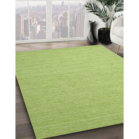 Contemporary Pistachio Green Modern Rug, con1389