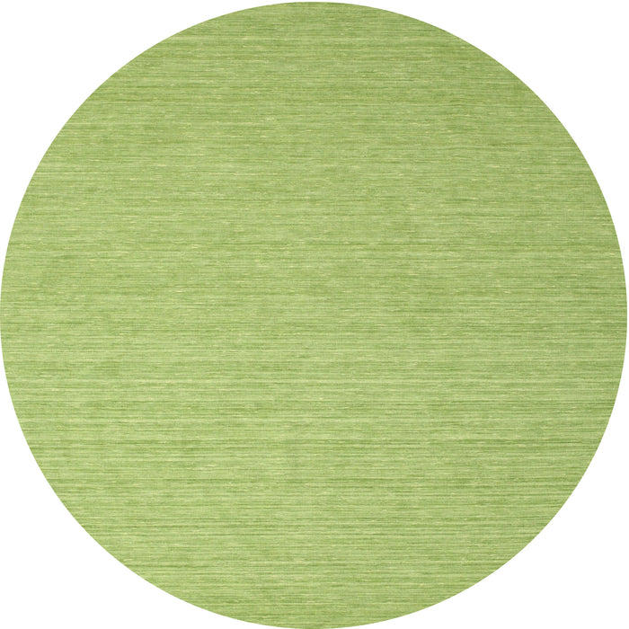Square Machine Washable Contemporary Pistachio Green Rug, wshcon1389