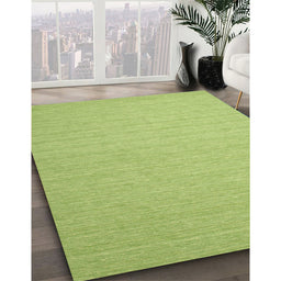 Machine Washable Contemporary Pistachio Green Rug in a Family Room, wshcon1389