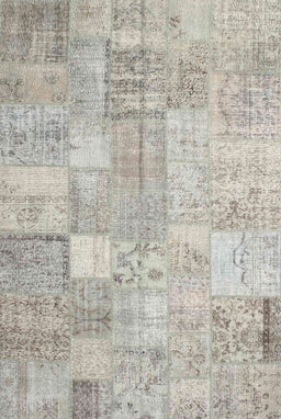 Machine Washable Contemporary Pale Silver Gray Rug, wshcon1399