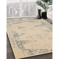 Contemporary Light French Beige Brown Modern Rug, con139