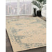 Contemporary Light French Beige Brown Modern Rug in Family Room, con139