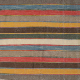 Sideview of Machine Washable Contemporary Chestnut Brown Rug, wshcon1400