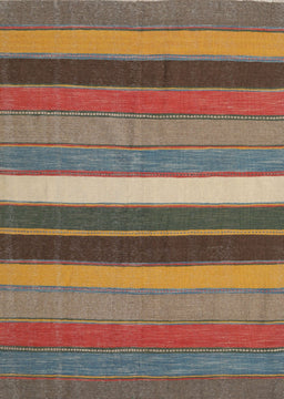 Machine Washable Contemporary Chestnut Brown Rug, wshcon1400