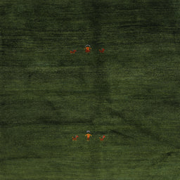 Sideview of Machine Washable Contemporary Dark Forest Green Rug, wshcon1402
