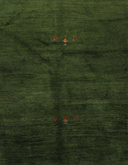 Machine Washable Contemporary Dark Forest Green Rug, wshcon1402