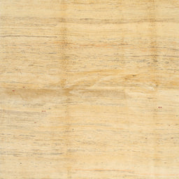 Square Contemporary Mustard Yellow Solid Rug, con1403