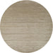 Sideview of Contemporary Light French Beige Brown Modern Rug, con1407