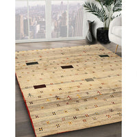 Contemporary Brown Modern Rug, con1408