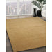 Machine Washable Contemporary Gold Rug in a Family Room, wshcon140