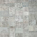 Sideview of Machine Washable Contemporary Gunmetal Gray Rug, wshcon1413