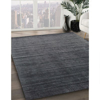 Contemporary Mist Blue Modern Rug, con1415