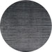 Sideview of Contemporary Mist Blue Modern Rug, con1415