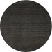 Square Machine Washable Contemporary Charcoal Black Rug, wshcon141