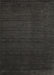 Contemporary Charcoal Black Modern Rug, con141