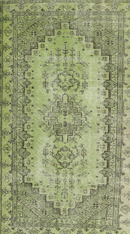 Contemporary Avocado Green Modern Rug, con1421