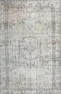 Machine Washable Contemporary Grey Gray Rug, wshcon1422