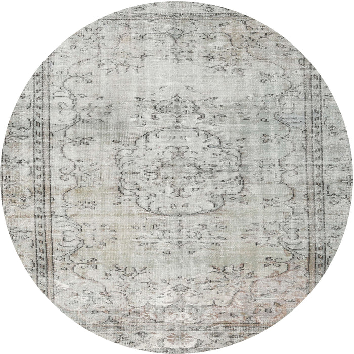 Sideview of Contemporary Gray Modern Rug, con1422