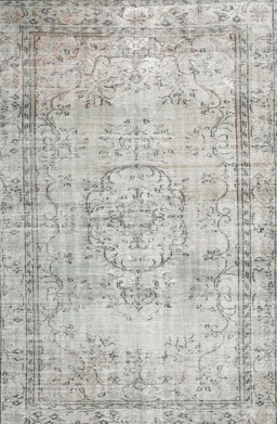 Contemporary Gray Modern Rug, con1422