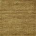 Square Contemporary Dark Brown Modern Rug, con142