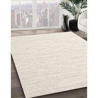 Contemporary Champagne Beige Solid Rug, con1432