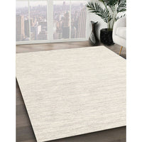 Contemporary Beige Solid Rug, con1435