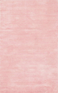 Machine Washable Contemporary Pastel Pink Rug, wshcon143