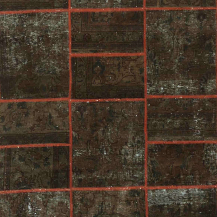 Machine Washable Contemporary Night Red Rug, wshcon1441