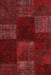 Machine Washable Contemporary Fire Brick Red Rug, wshcon1447