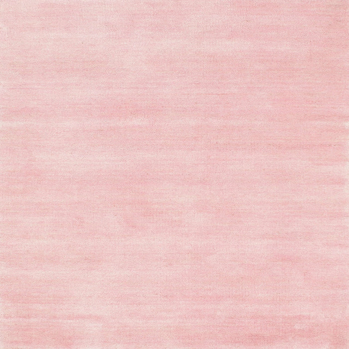 Sideview of Machine Washable Contemporary Pastel Pink Rug, wshcon144