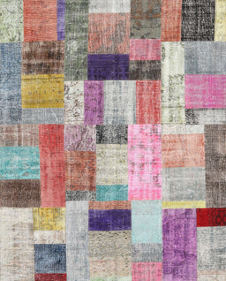 Machine Washable Contemporary Raspberry Purple Rug, wshcon1451