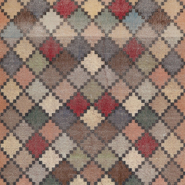 Contemporary Reddish Brown Modern Rug, con1459