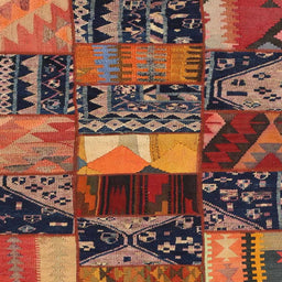 Sideview of Machine Washable Contemporary Bronze Brown Rug, wshcon1461