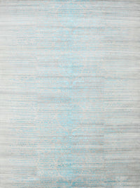 Machine Washable Contemporary Gulf Blue Rug, wshcon1465