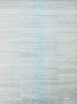 Contemporary Blue Modern Rug, con1465
