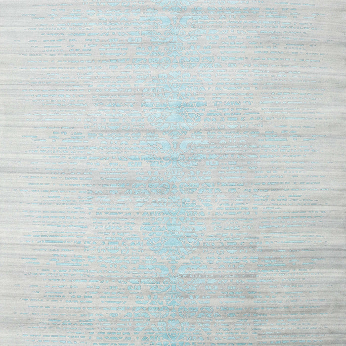 Contemporary Blue Modern Rug, con1465