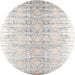 Sideview of Contemporary Dark Gray Modern Rug, con1468