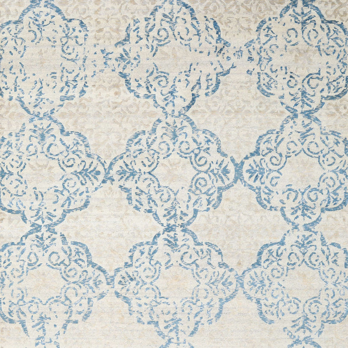 Contemporary White Gold Modern Rug, con1470