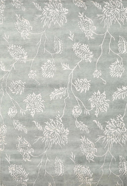 Contemporary Dark Gray Modern Rug, con1471
