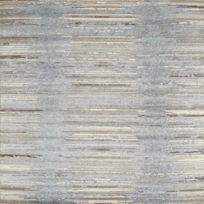 Sideview of Machine Washable Contemporary Pale Silver Gray Rug, wshcon1473