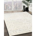 Machine Washable Contemporary Soft Ivory Beige Rug in a Family Room, wshcon1474