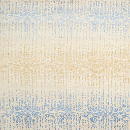 Square Contemporary Gold Modern Rug, con1476