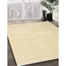 Machine Washable Contemporary Khaki Gold Rug in a Family Room, wshcon1478