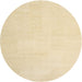 Sideview of Contemporary Khaki Gold Solid Rug, con1478