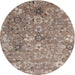 Sideview of Contemporary Light French Beige Brown Modern Rug, con1481